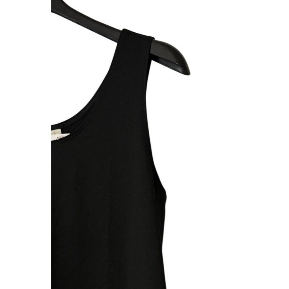 NWT Chicos Womens Microfiber Contemporary Black Tank Top Blouse Shirt 3 (XL) - Picture 4 of 8